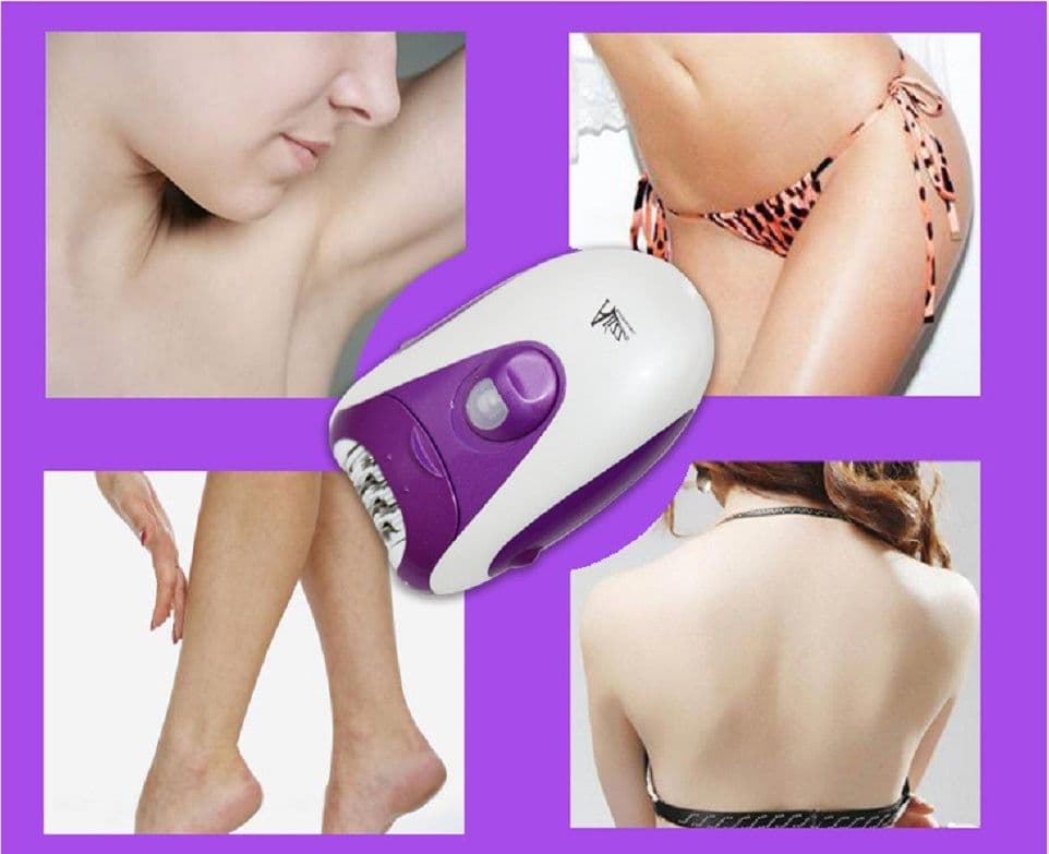 DEPILATORE EPILATORE RASOIO PELI DONNA ELETTRICO SILKEPIL GAMBE CORPO HC-302 - 5