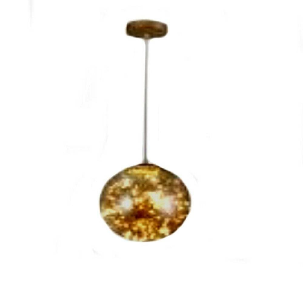 LAMPADARIO LED 10W SFERA EFFETTO CIELO STELLATO IN VETRO A LUCE 7500K 3000K A47 - 5
