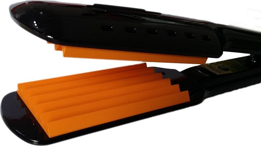 PIASTRA ELETTRICA EFFETTO FRISE' SPAZZOLA PER CAPELLI 30-35W 140°-200° HLW328 - 4