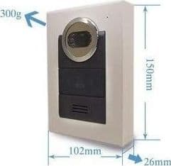 KIT VIDEO CITOFONO VIDEOCITOFONO MONITOR 7" TELECAMERA IR GIORNO NOTTE - 3