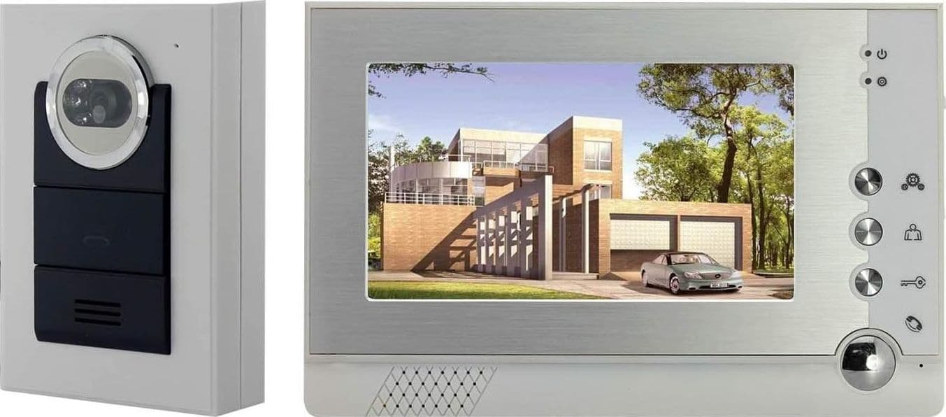 KIT VIDEO CITOFONO VIDEOCITOFONO MONITOR 7" TELECAMERA IR GIORNO NOTTE - 4
