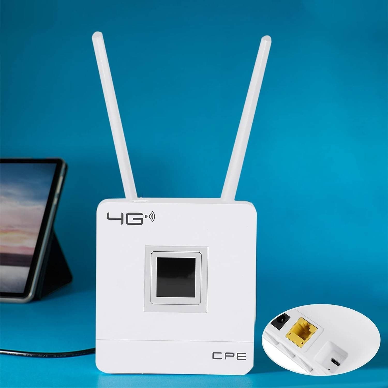 MODEM ROUTER PER SIM 4G LTE WIFI HOTSPOT DOPPIA ANTENNA PORTA LAN UNIVERSALE CPE - 22