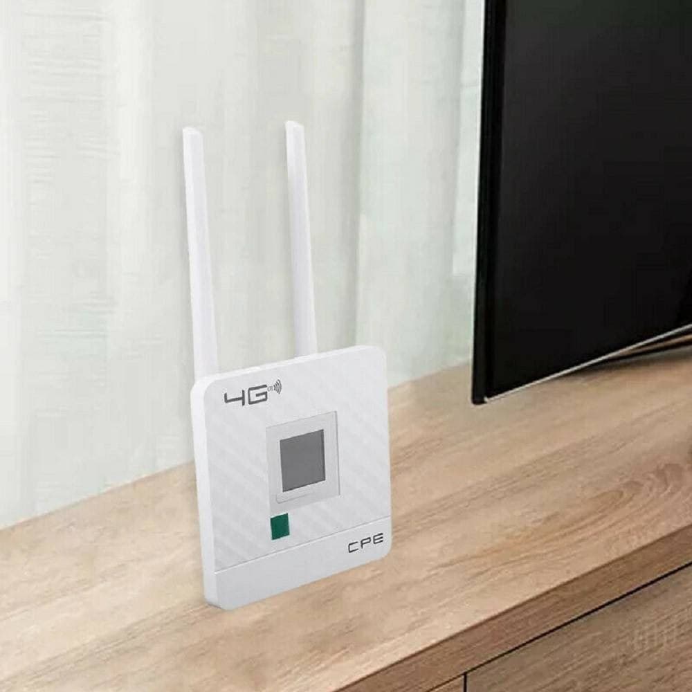 MODEM ROUTER PER SIM 4G LTE WIFI HOTSPOT DOPPIA ANTENNA PORTA LAN UNIVERSALE CPE - 24