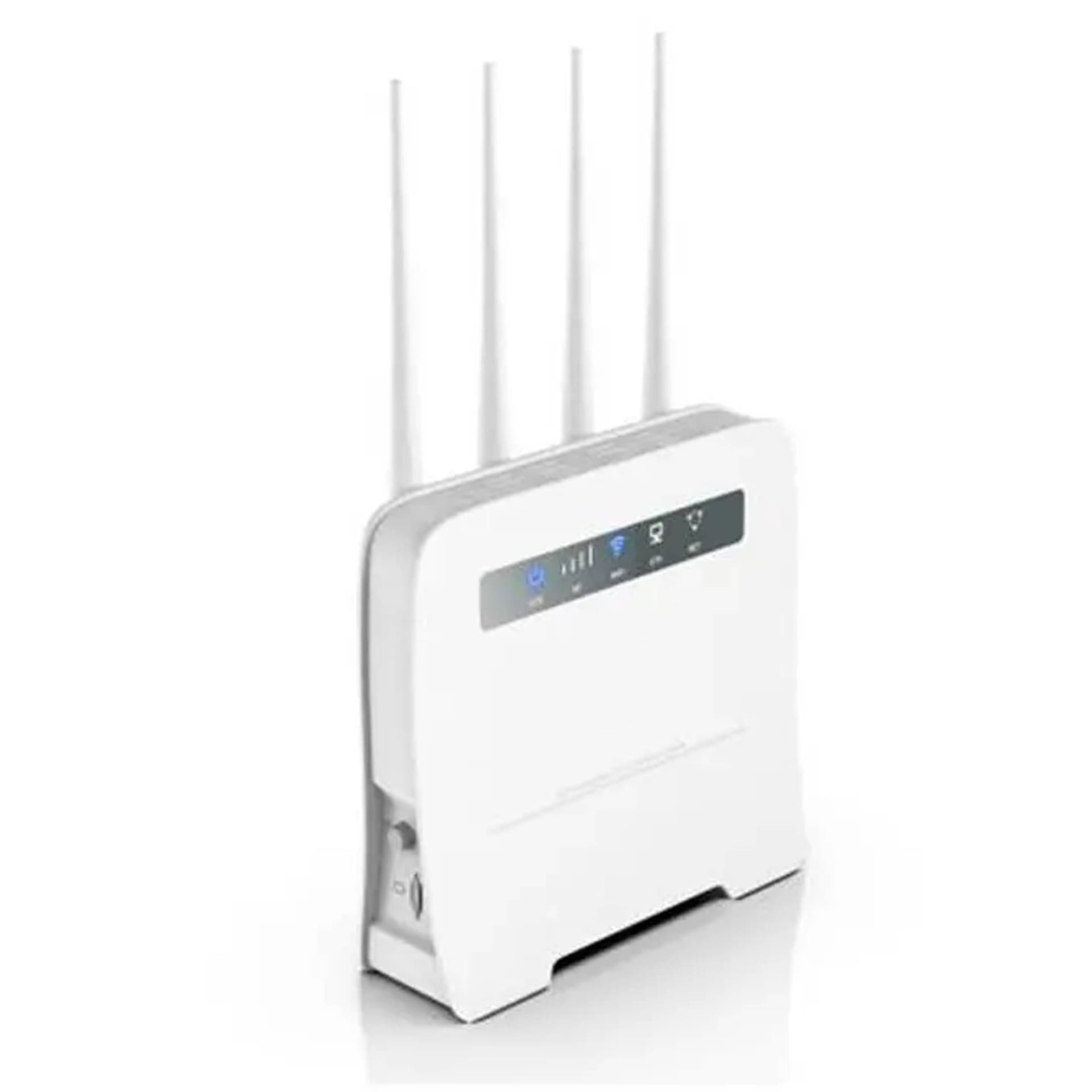 MODEM ROUTER WIRELESS VOLTE 4G LTE HOTSPOT SIM 4 ANTENNE PORTA LAN CPE 300MBPS - 3
