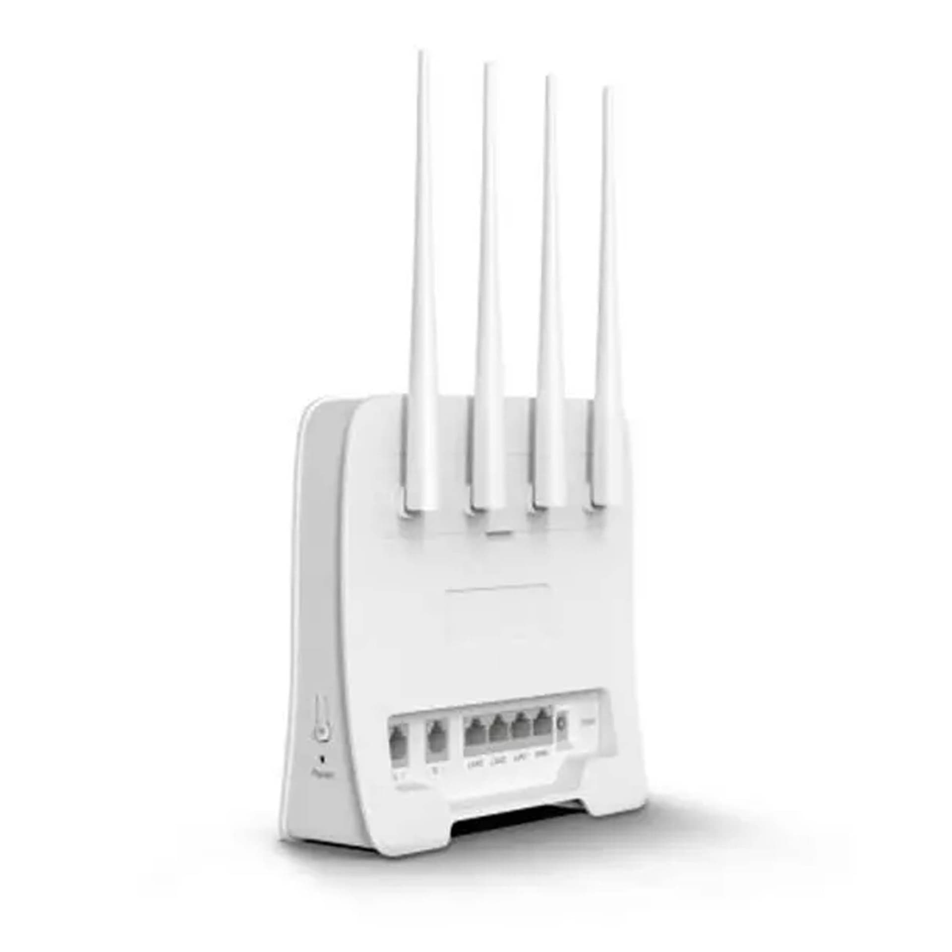 MODEM ROUTER WIRELESS VOLTE 4G LTE HOTSPOT SIM 4 ANTENNE PORTA LAN CPE 300MBPS - 4
