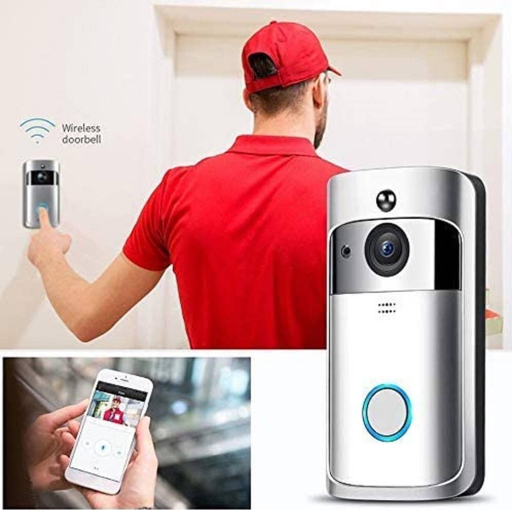CAMPANELLO VIDEOCITOFONO WIFI SICUREZZA CASA ALLARME PORTA CON SENSORE MOVIMENTO - 6