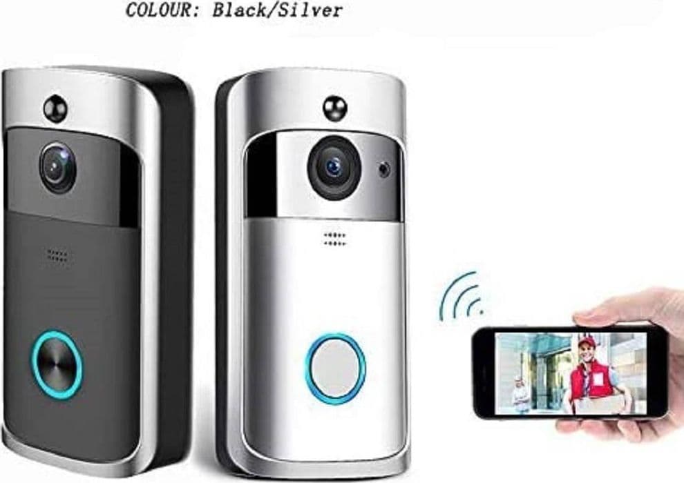 CAMPANELLO VIDEOCITOFONO WIFI SICUREZZA CASA ALLARME PORTA CON SENSORE MOVIMENTO - 8