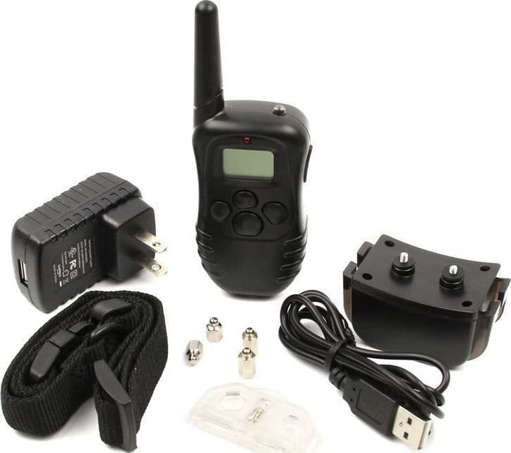 COLLARE CON CONTROLLO REMOTO CANE GATTO DISPLAY LCD REMOTE PET TRAINING COLLAR - 8