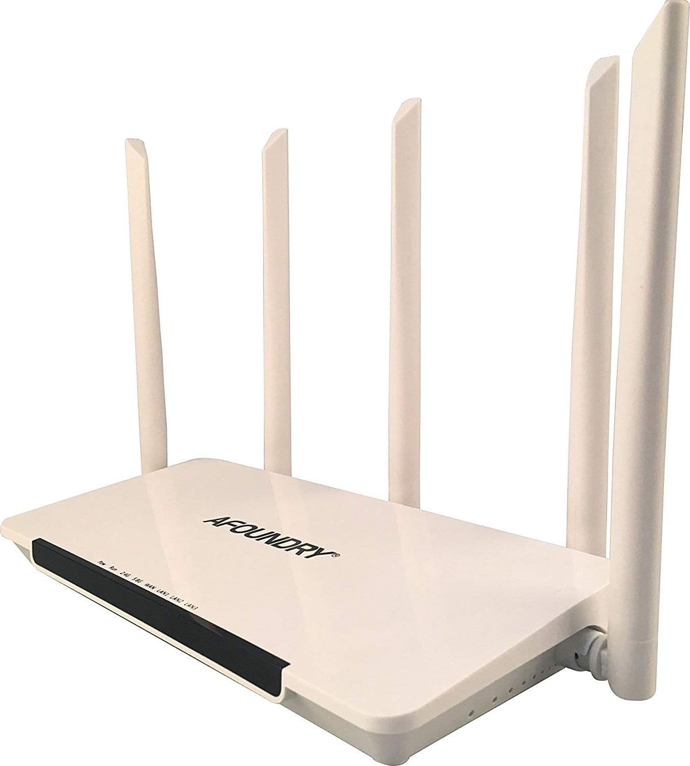 ROUTER DUAL BAND WIRELESS AC GIGABIT 5 ANTENNE 3 CPU COMPUTER WIFI CASA UFFICIO - 2