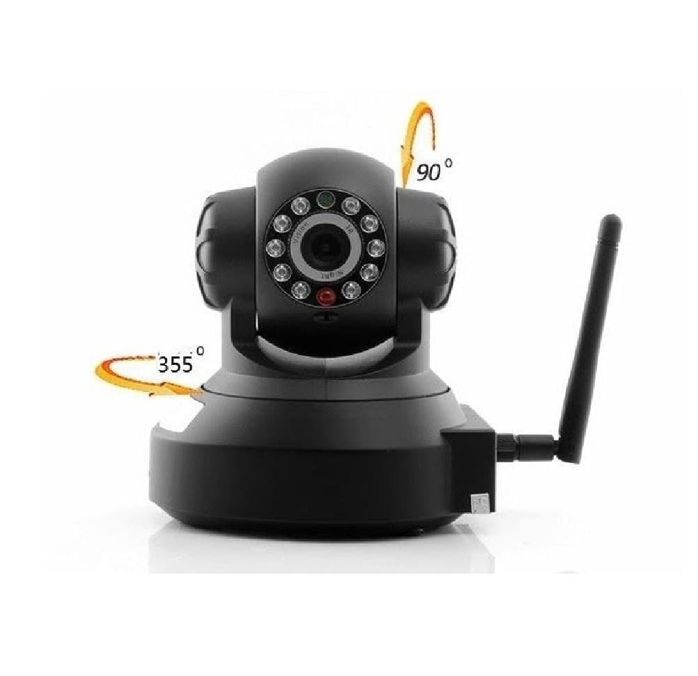 TELECAMERA DI SORVEGLIANZA IP CAM HD 720P WIRELESS LED IR LAN MOTORIZZATA WIFI - 2