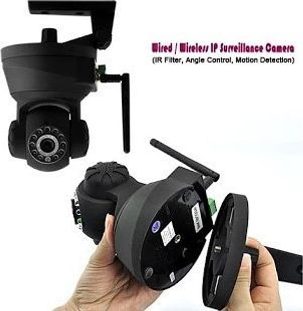 TELECAMERA DI SORVEGLIANZA IP CAM HD 720P WIRELESS LED IR LAN MOTORIZZATA WIFI - 5