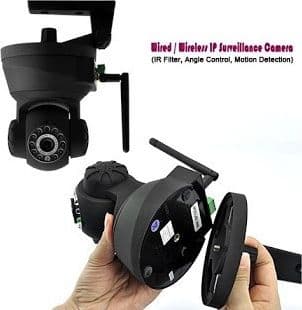 TELECAMERA DI SORVEGLIANZA IP CAM HD 720P WIRELESS LED IR LAN MOTORIZZATA WIFI - 5