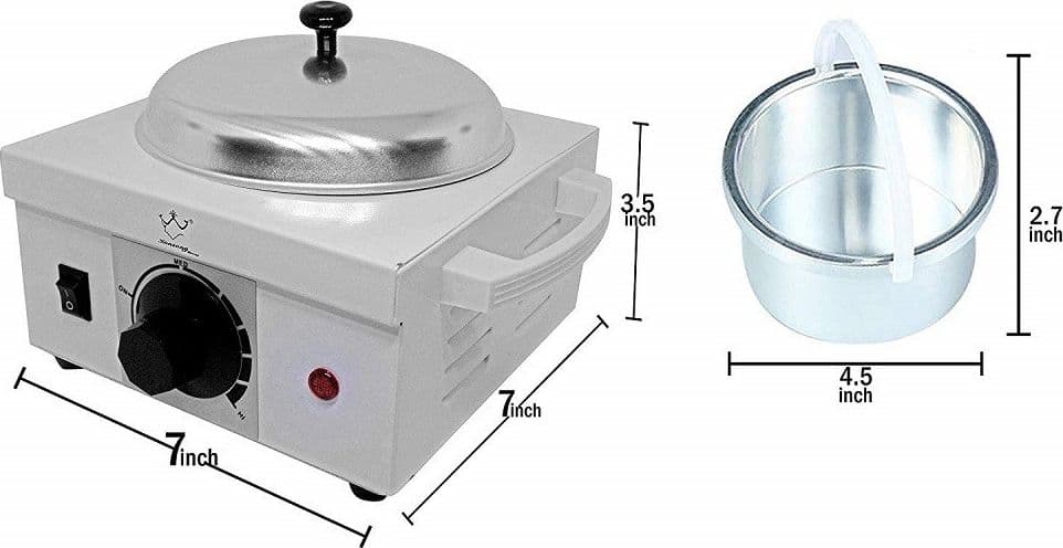 SCALDACERA SCALDA CERA PROFESSIONALE ELETTRICO 500 ML TERMOSTATO 100 WATT - 5