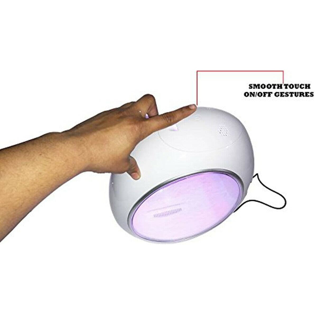 ACQUARIO MINI SOBO 6.5 LITRI Q-3 LUCE LED OVALE PESCI FILTRAZIONE INCORPORPORATA - 3