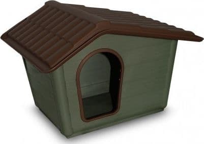 ECO CUCCIA IN MATERIALE 100% RICICLATO A FORMA DI CASETTA 44 X 34 X 42 CM - 2