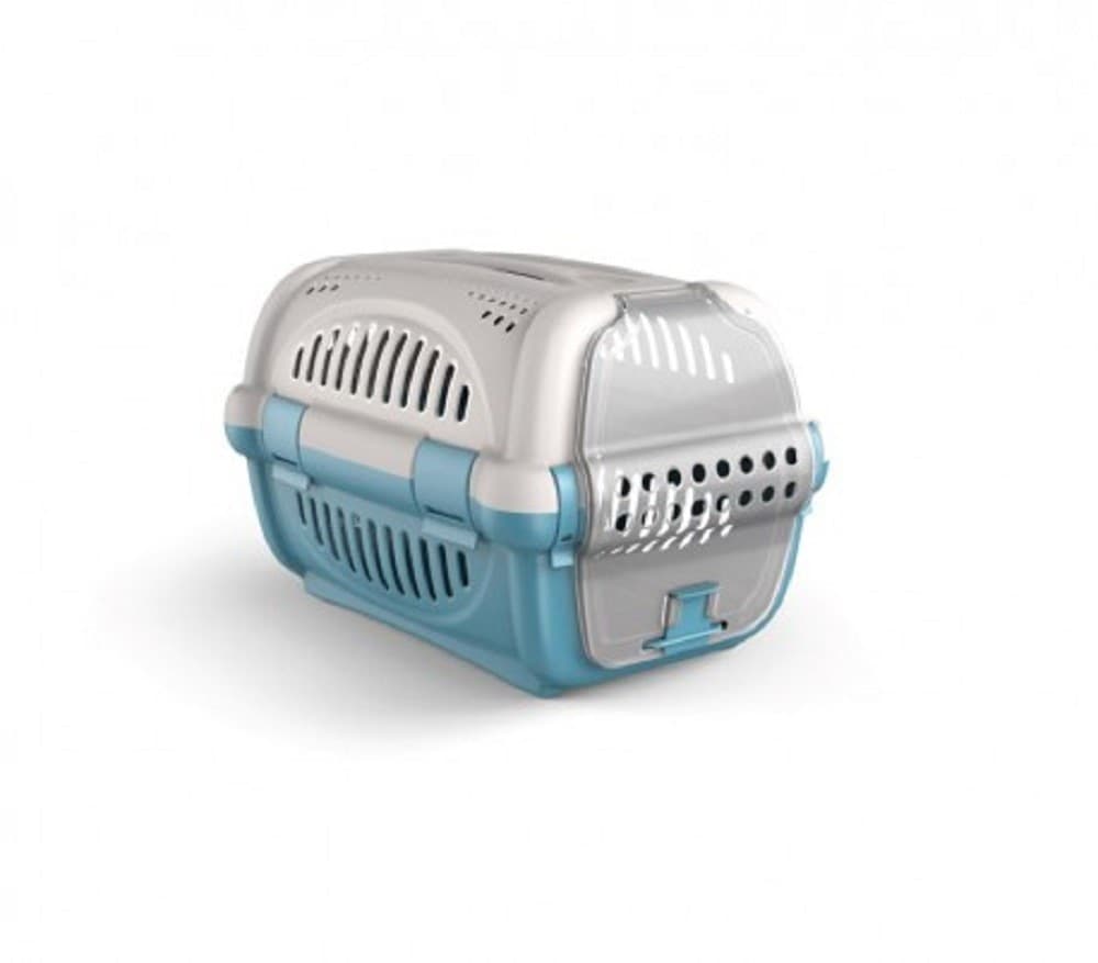 TRASPORTINO IN PLASTICA MODELLO RHINO PER CANI E GATTI DA VIAGGIO 51x34,5x33 CM - 2