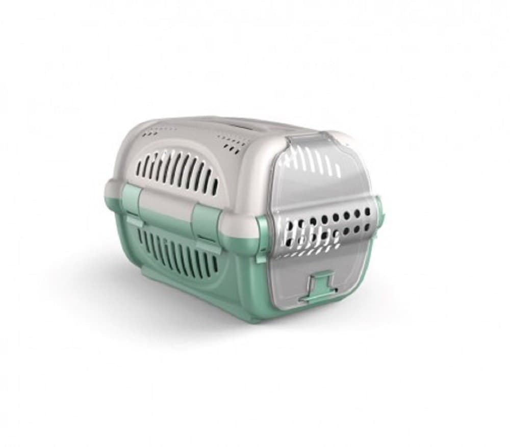 TRASPORTINO IN PLASTICA MODELLO RHINO PER CANI E GATTI DA VIAGGIO 51x34,5x33 CM - 4