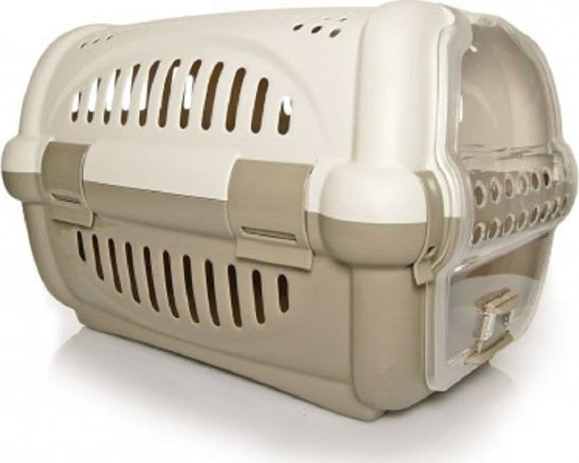 TRASPORTINO IN PLASTICA MODELLO RHINO PER CANI E GATTI DA VIAGGIO 51x34,5x33 CM - 6