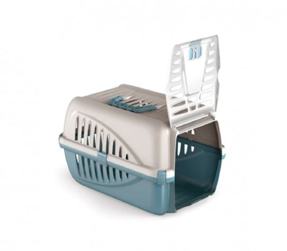 TRASPORTINO IN PLASTICA PER ANIMALI PANZER MADE IN ITALY 50 X 33 X 21 CM - 7