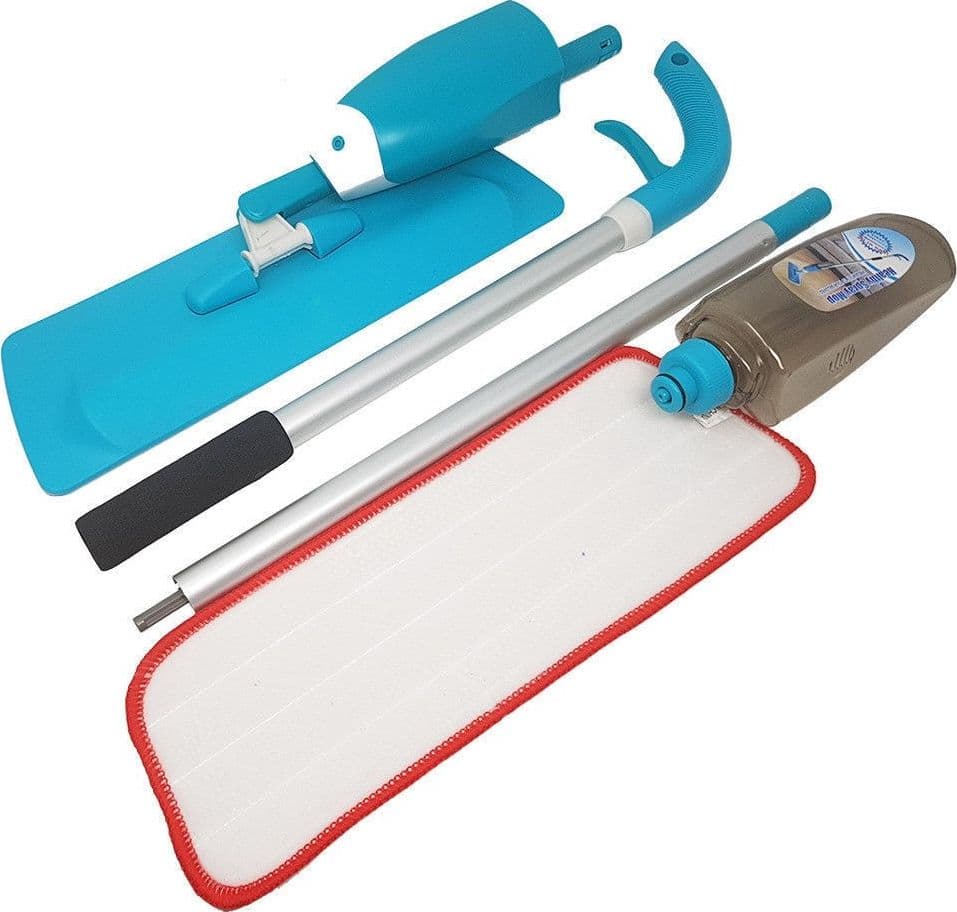 SCOPA SPRAY MOP LAVA ASCIUGA PAVIMENTI LEGGERA CERAMICA MARMO PARQUET HEALTHY - 4