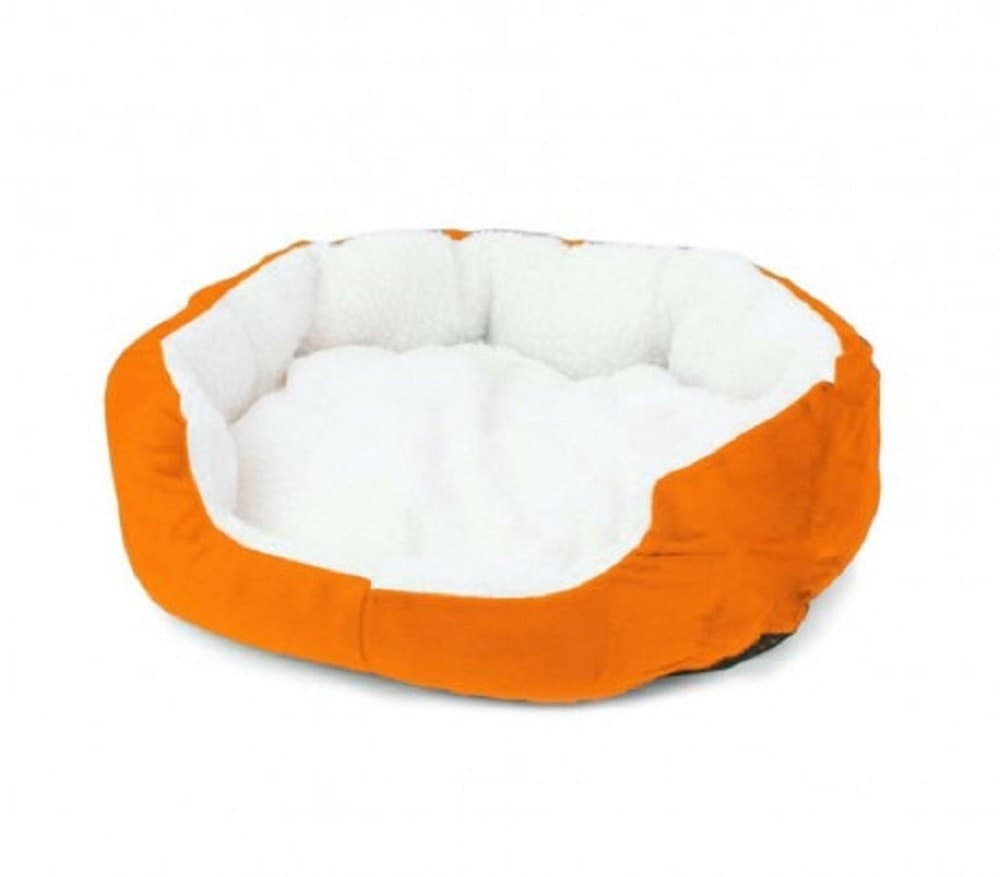 CUCCIA MORBIDA PER CANI E GATTI INVERNO CALDO IN PILE 42X30X15CM CON CUSCINO - 10