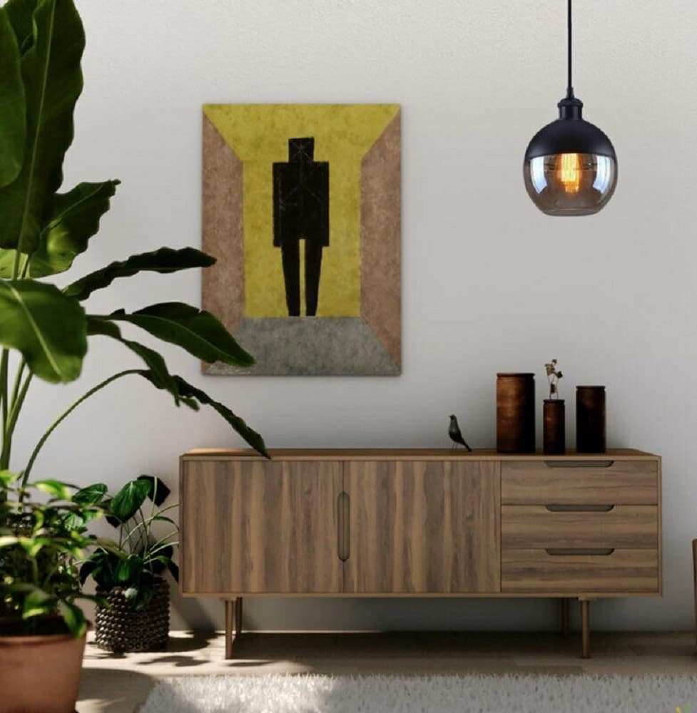 LAMPADARIO A SOSPENSIONE VINTAGE DA SOFFITTO ATTACCO E27 EFFETTO AMBRATO LP-12N - 3