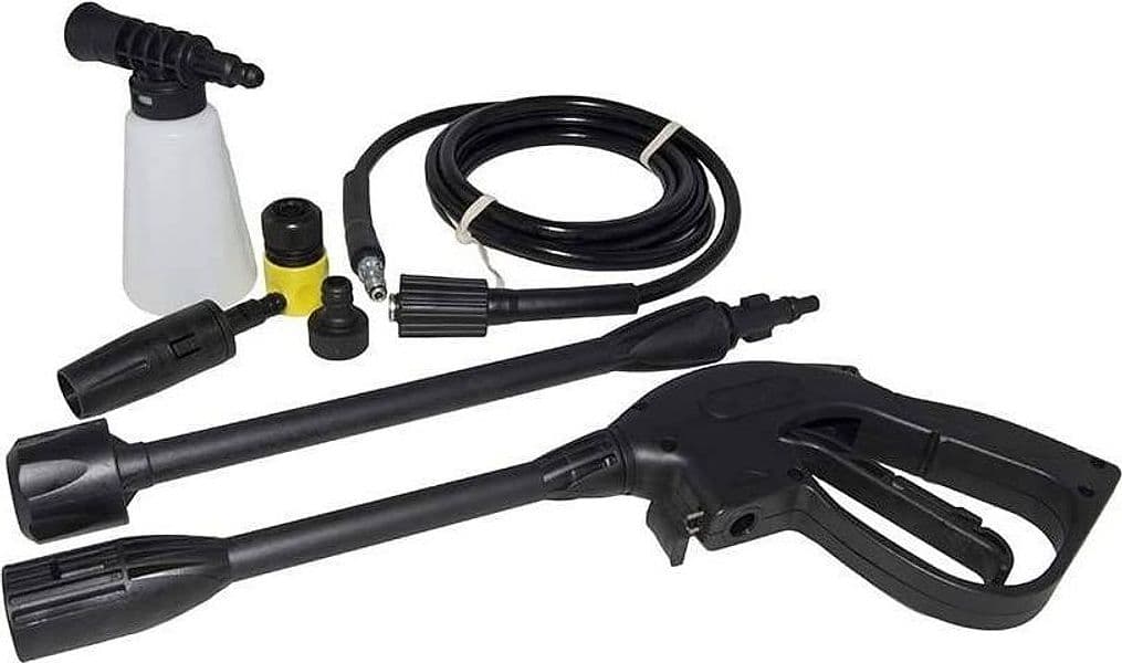 IDROPULITRICE ELETTRICA PROFESSIONALE ACQUA FREDDA 1400W 105 BAR CON ACCESSORI - 2
