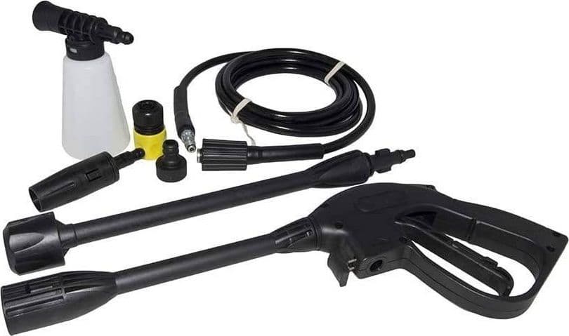 IDROPULITRICE ELETTRICA PROFESSIONALE ACQUA FREDDA 1400W 105 BAR CON ACCESSORI - 2