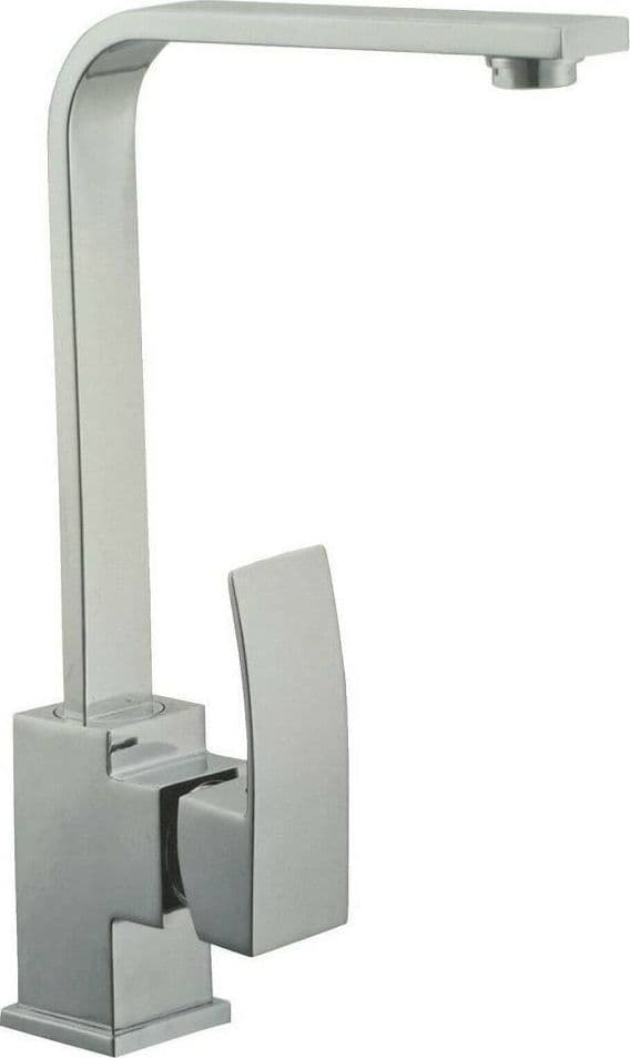 RUBINETTO MISCELATORE PER LAVELLO DA CUCINA GIREVOLE 360 GRADI CROMATO - 2