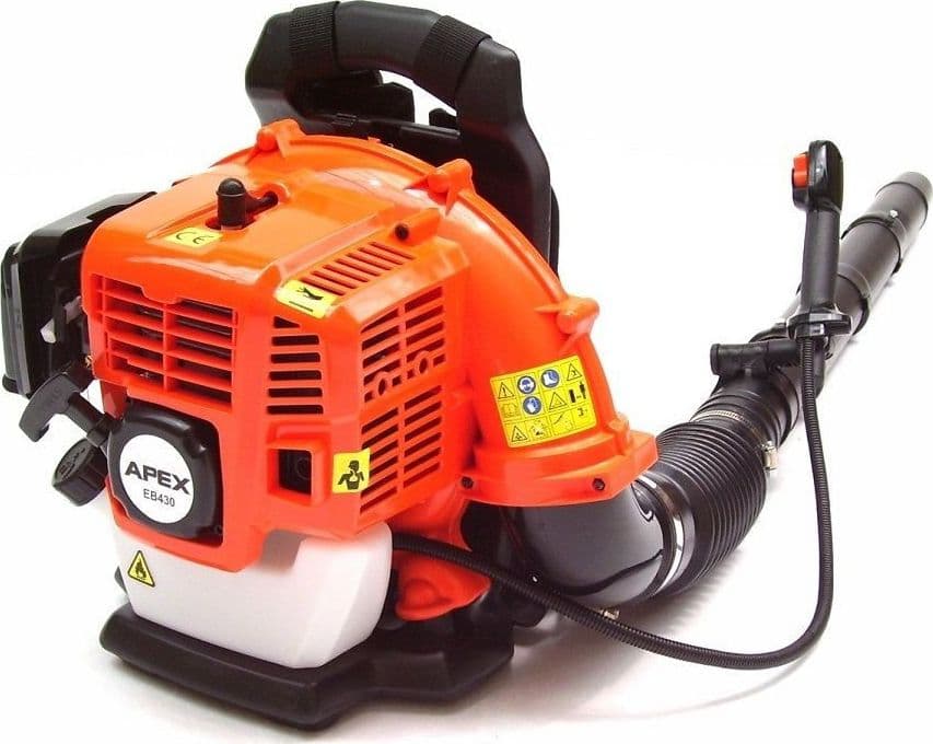 SOFFIATORE A ZAINO CON MOTORE A A SCOPPIO DA 42,7CC - 2 TEMPI FOGLIE GIARDINO - 3
