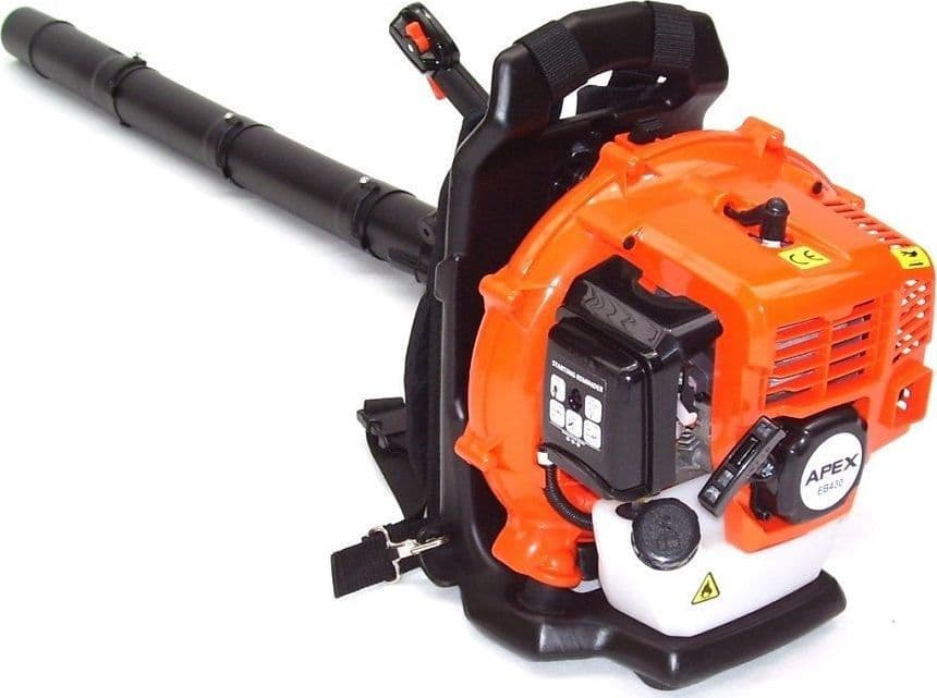 SOFFIATORE A ZAINO CON MOTORE A A SCOPPIO DA 42,7CC - 2 TEMPI FOGLIE GIARDINO - 4