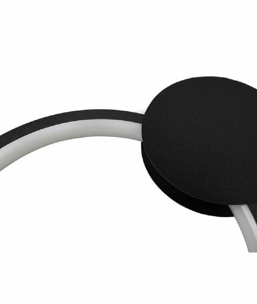 LAMPADARIO LED SOSPENSIONE 10 W MODERNO METALLO NERO LUCE 3000K 6500K 4000K LP-01 - 5