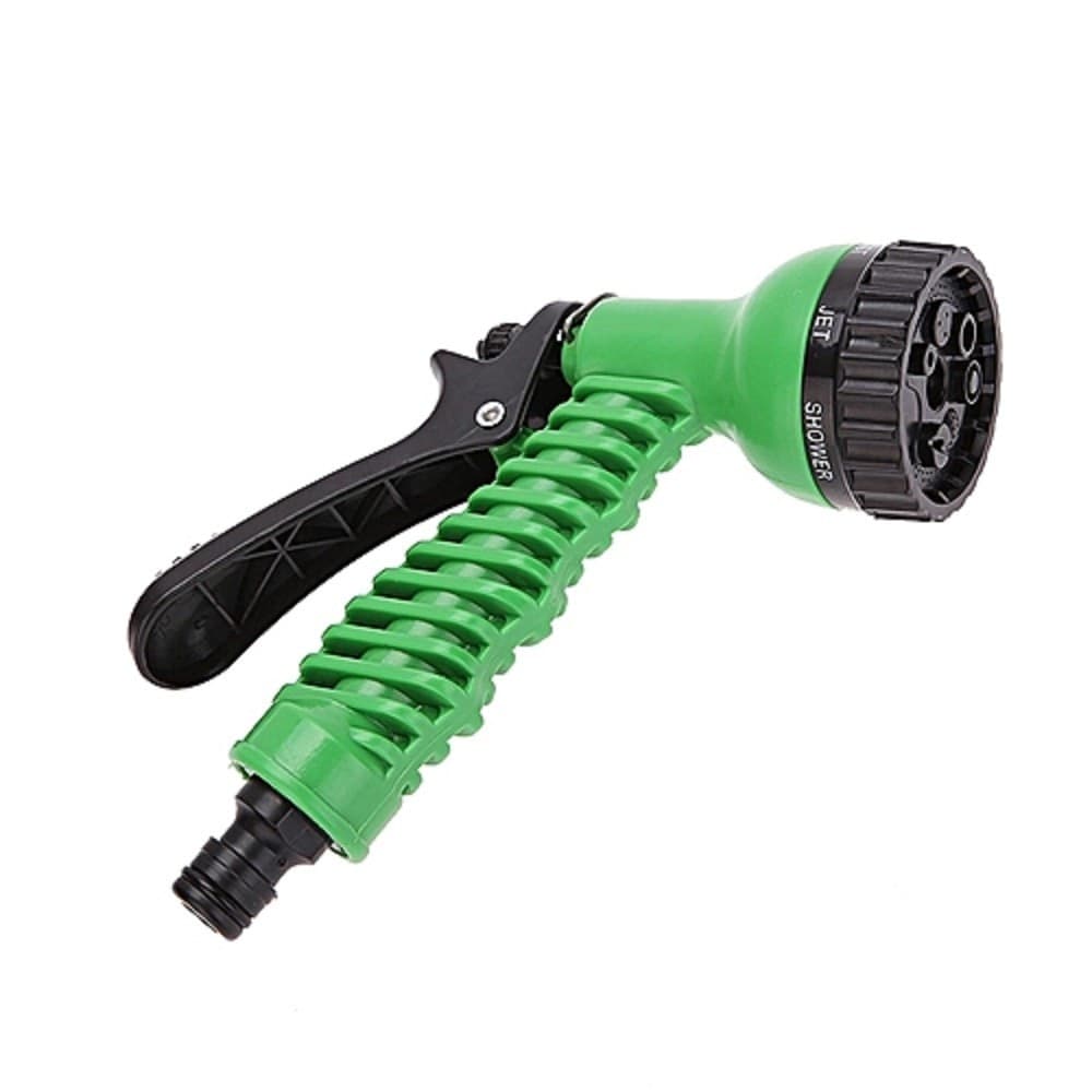 TUBO ESTENSIBILE FLESSIBILE IRRIGAZIONE GIARDINO MULTIGETTO PISTOLA 12 METRI - 4