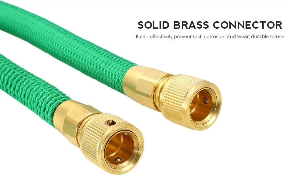 TUBO ESTENSIBILE FLESSIBILE IRRIGAZIONE GIARDINO MULTIGETTO PISTOLA 12 METRI - 5