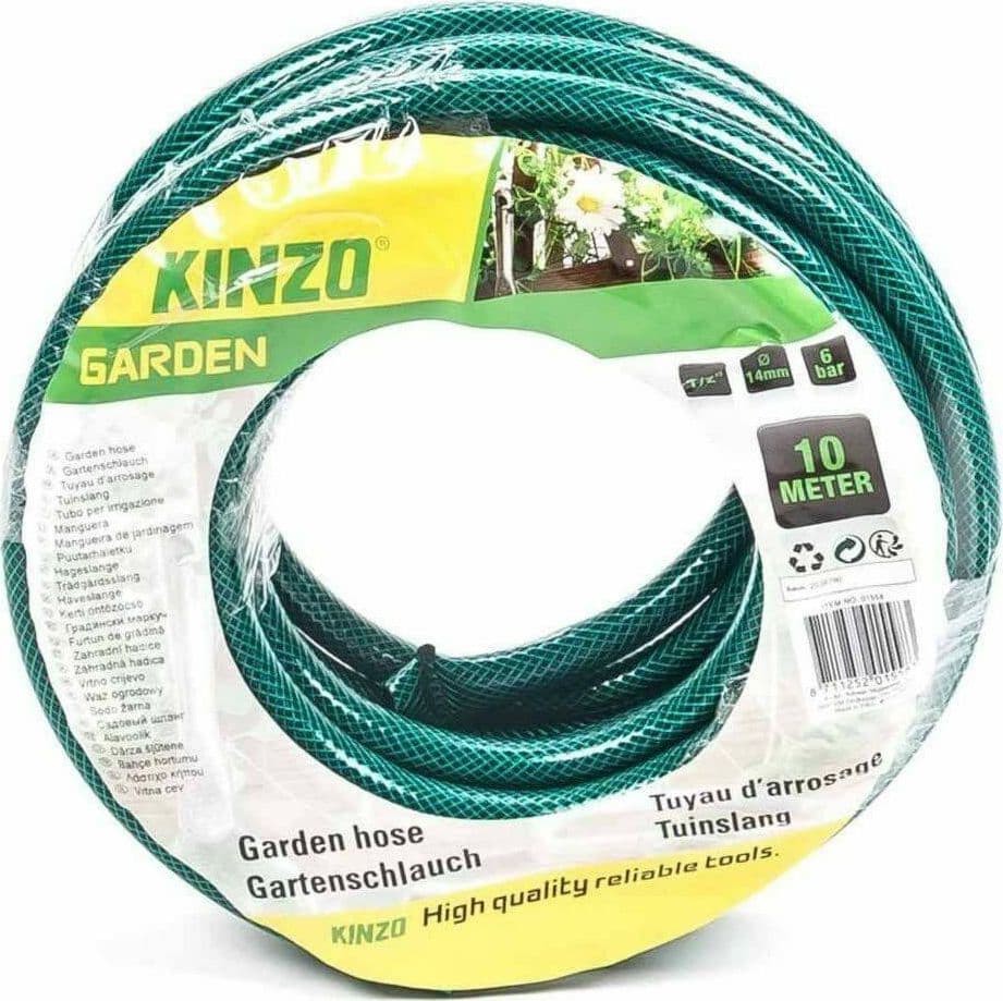 TUBO DA GIARDINO IN PVC 1/2 14MM 10MT POMPA ACQUA IRRIGAZIONE TERRAZZO VERDE - 4