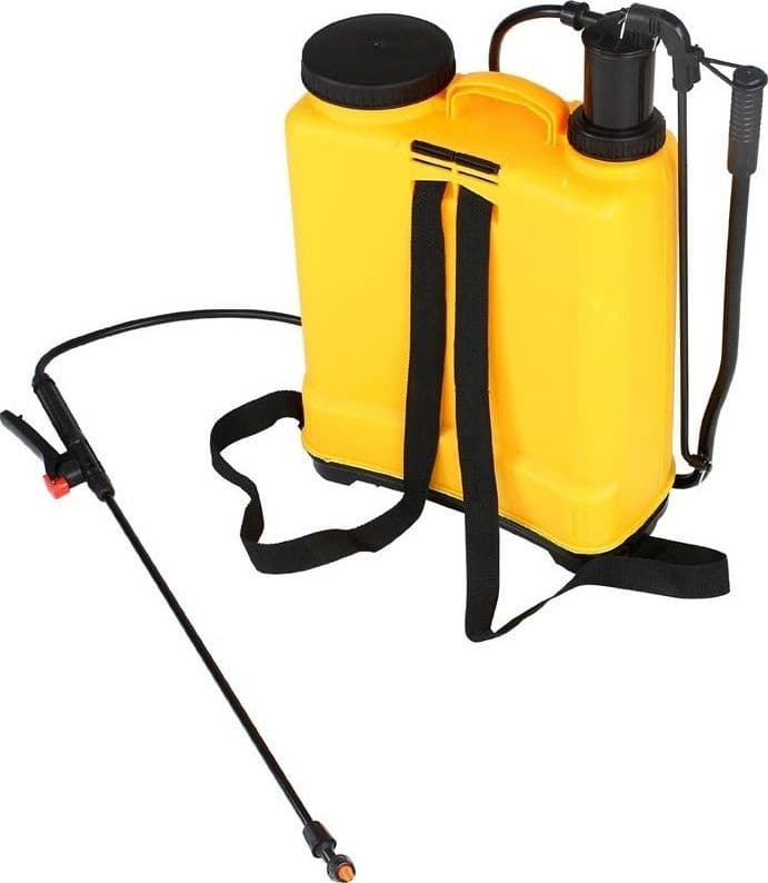 NEBULIZZATORE SPRUZZATORE ZAINO A SPALLA DA 16 LT IRRORATRICE MANUALE A POMPA - 4
