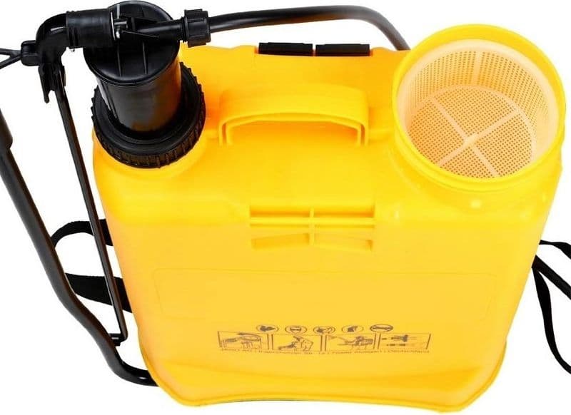 NEBULIZZATORE SPRUZZATORE ZAINO A SPALLA DA 16 LT IRRORATRICE MANUALE A POMPA - 5