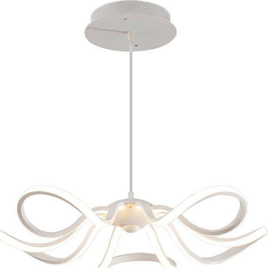 LAMPADARIO SOFFITTO LED 45W FIORE MODERNO LAMPADA LUCE FREDDA CALDA NATURALE B38 - 2