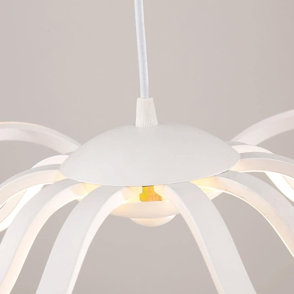 LAMPADARIO SOFFITTO LED 45W FIORE MODERNO LAMPADA LUCE FREDDA CALDA NATURALE B38 - 6