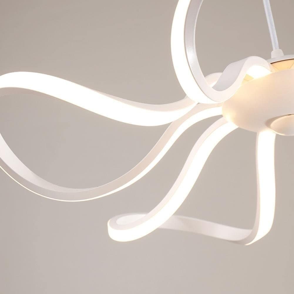 LAMPADARIO SOFFITTO LED 45W FIORE MODERNO LAMPADA LUCE FREDDA CALDA NATURALE B38 - 7