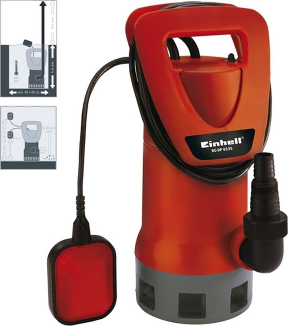POMPA AD IMMERSIONE ELETTROPOMPA ACQUE SCURE E CHIARE RG-DP 8535 EINHELL
