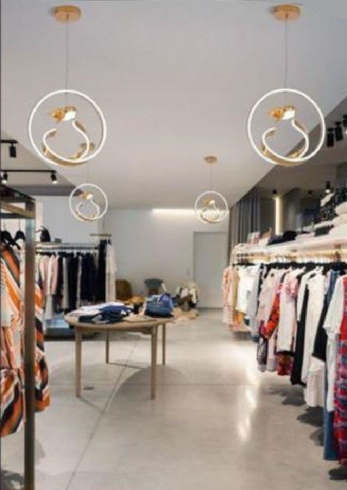 LAMPADARIO 53W LED MODERNO LAMPADA A SOSPENSIONE CON UCCELLO LUMINOSO 6500K A51 - 4