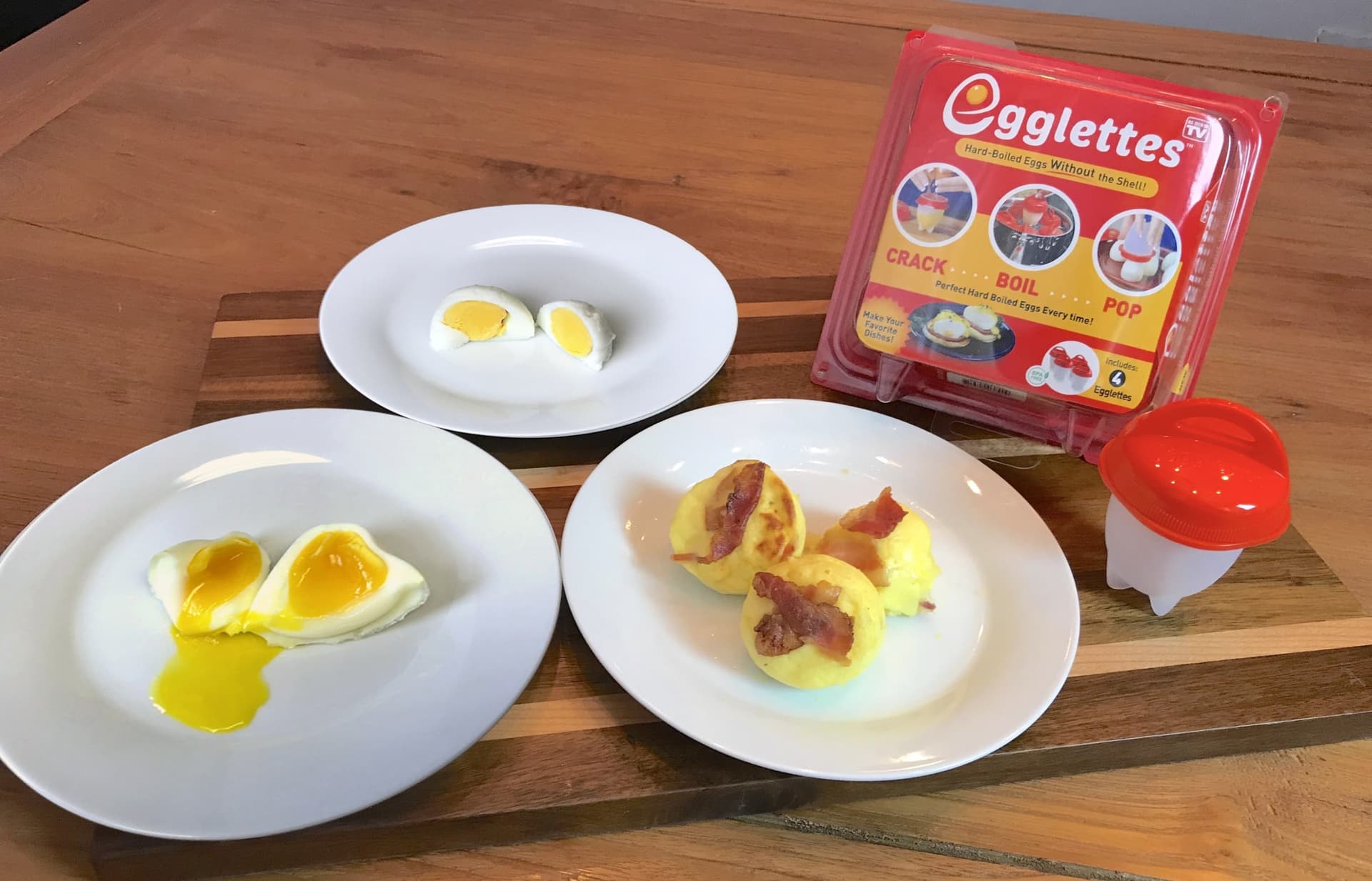 CUOCI UOVA IN SILICONE SENZA GUSCIO 6 PZ UOVO SODO FRITTATA OMELETTE EGGLETTES - 3