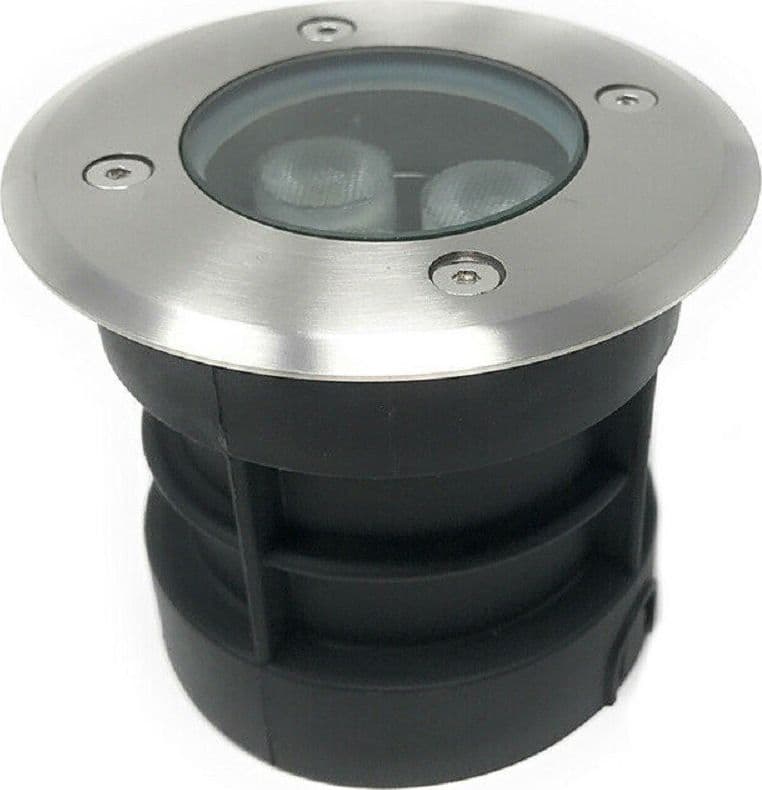 FARETTO CALPESTABILE INCASSO SEGNAPASSO LED 3 W LUCE 6500K 3000K 4000K ES08-3 - 3