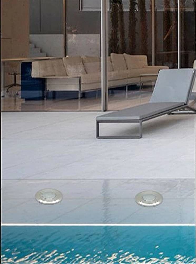 FARETTO INCASSO SEGNAPASSO 12V 1 WATT LUCE 6500K 3000K 4000K VERDE BLU IP68 ES41 - 8
