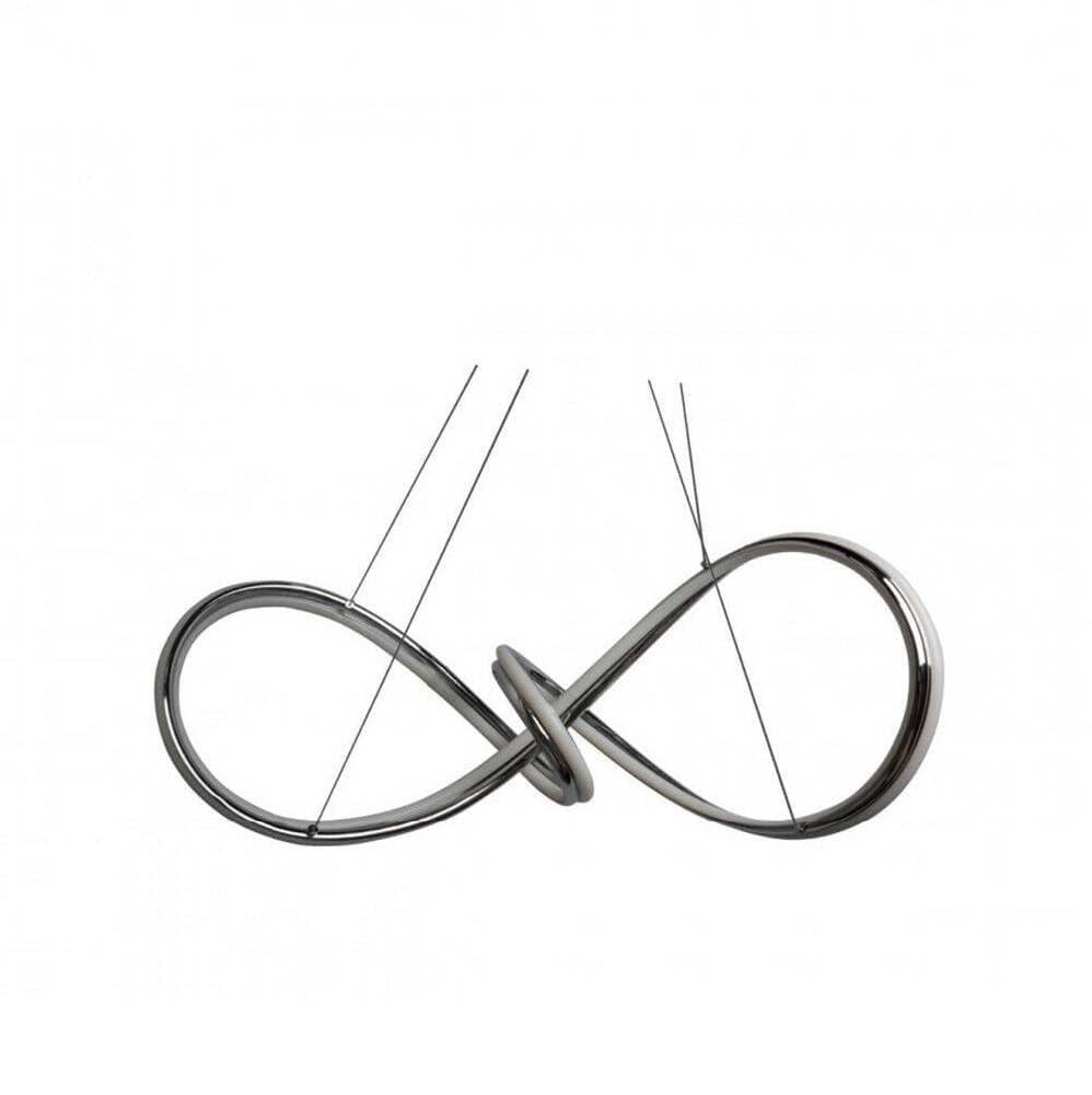 LAMPADARIO LED INTRECCIATO A FIOCCO A SOSPENSIONE 57 W LUCE 6500K 4000K 3000K A59 - 4