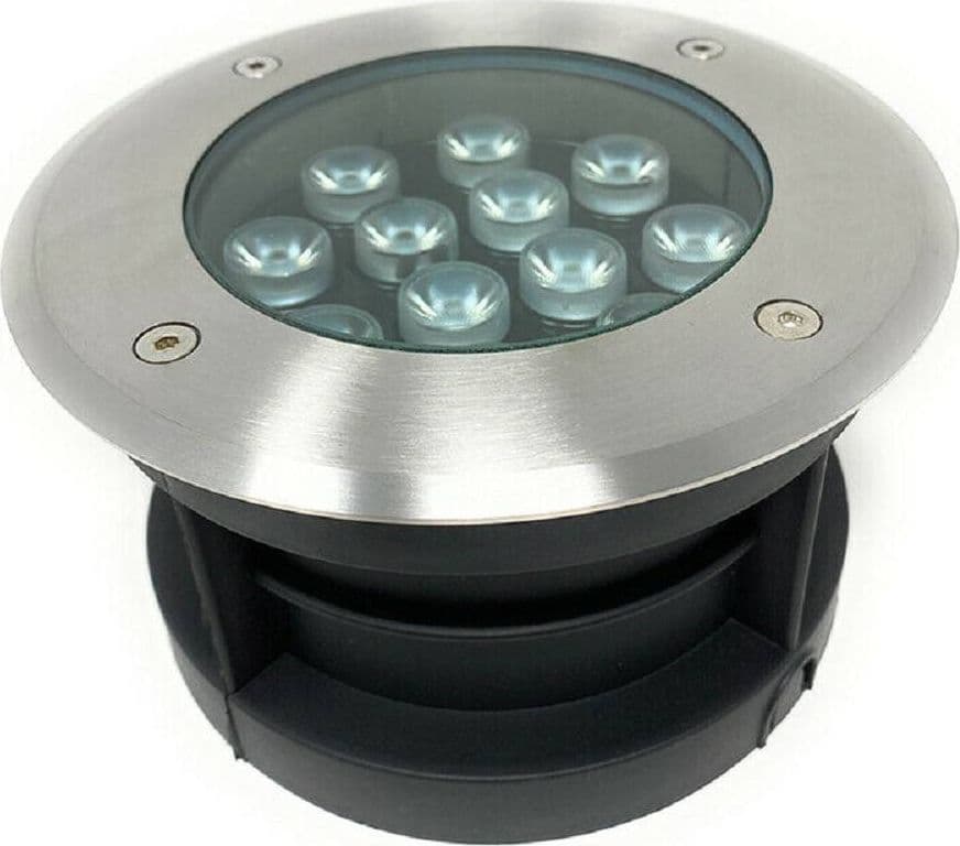 FARETTO INCASSO 12W CALPESTABILE SEGNAPASSO IP67 LUCE 6500K 3000K 4000K ES08-12 - 2