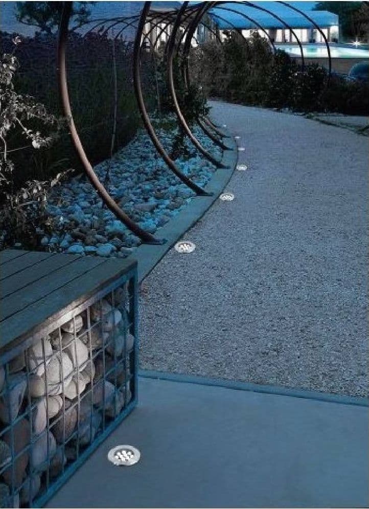 FARETTO INCASSO 12W CALPESTABILE SEGNAPASSO IP67 LUCE 6500K 3000K 4000K ES08-12 - 5
