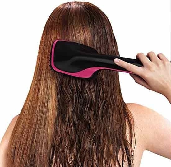 SPAZZOLA ELETTRICA ASCIUGACAPELLI PHON E LISCIANTE 2 IN 1 PROFESSIONALE MNY-512 - 6