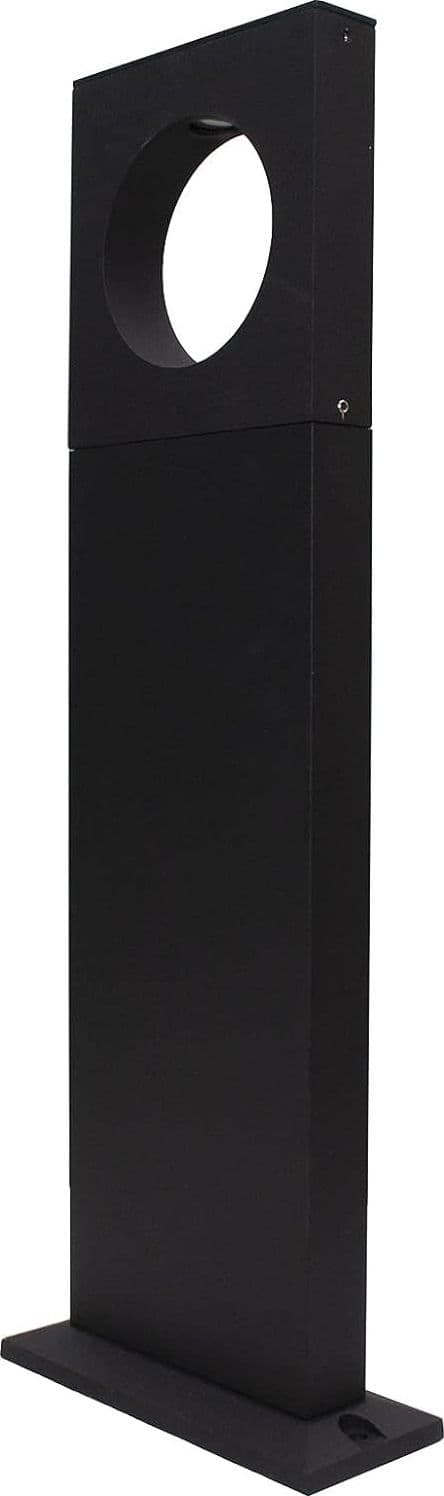 LAMPADA PALO DA GIARDINO A LED CERCHIO 50 CM 12 W NERO LUCE 6500K 4000K 3000K ES60 - 4